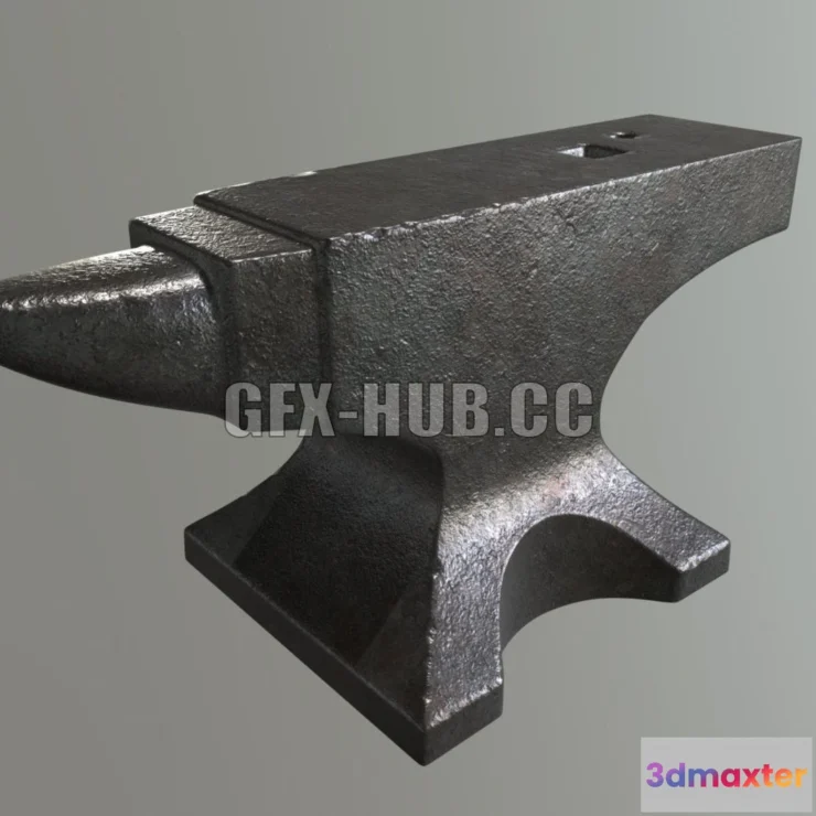 1182370 - PBR Game 3D Model - Anvil