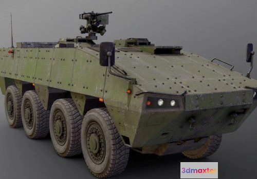 1182376 - PBR Game 3D Model - APC Partia 8×8 AMV PBR