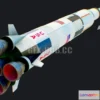 1182386 - PBR Game 3D Model - Apollo 11 Saturn 5 Rocket