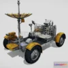 1182388 - PBR Game 3D Model - Apollo Lunar Rover Moon Car