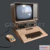 1182392 - PBR Game 3D Model - Apple II Computer PBR