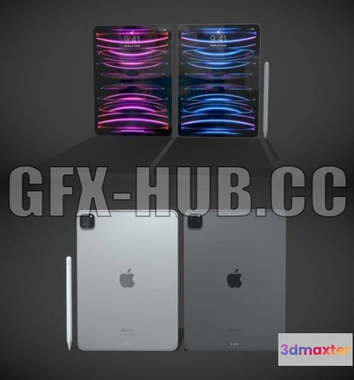 1182394 - PBR Game 3D Model - Apple iPad Pro 11-inch M2