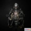 1182436 - PBR Game 3D Model - Armored skeleton