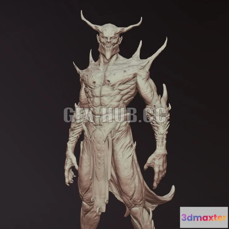 1182458 - PBR Game 3D Model - ArtStation - Barbatos