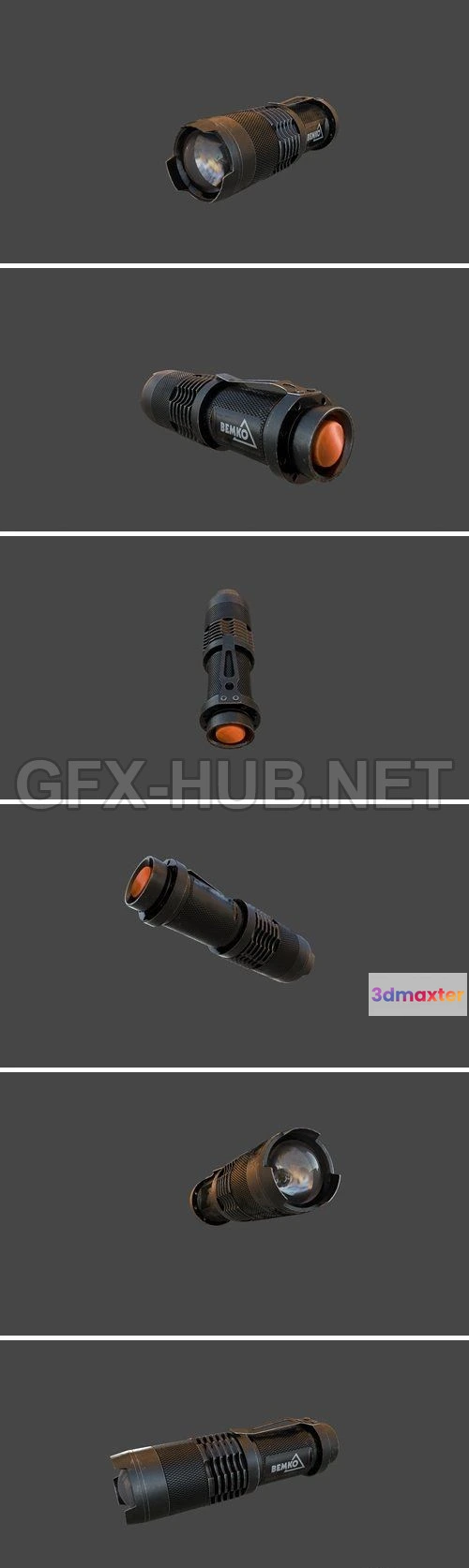 1182486 - PBR Game 3D Model - ArtStation - Tiny flashlight