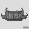 1182502 - PBR Game 3D Model - Asian ancient roof Low-poly
