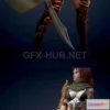 1182526 - PBR Game 3D Model - Assassin - Character