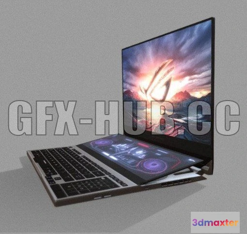 1182558 - PBR Game 3D Model - ASUS ROG Zephyrus Duo 15
