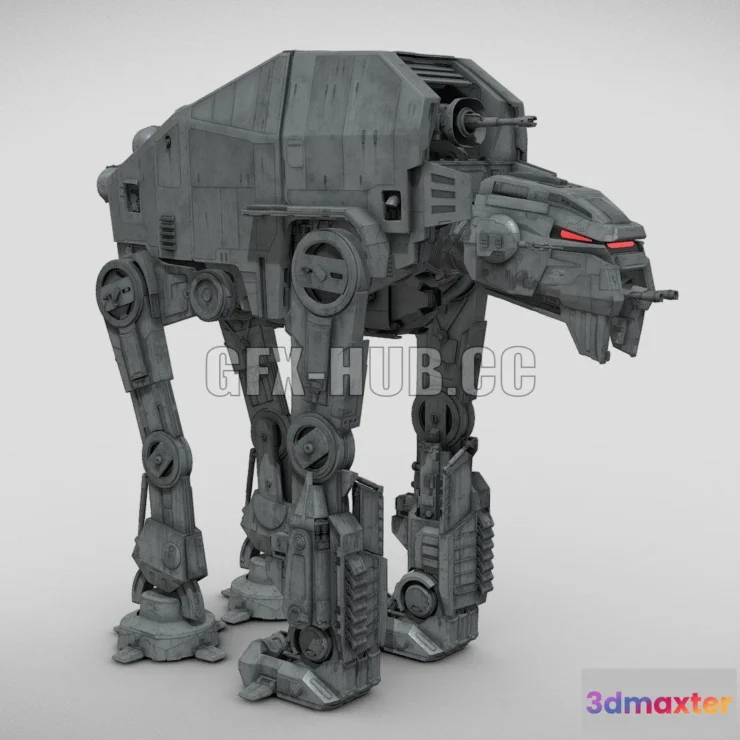 1182582 - PBR Game 3D Model - AT-M6 First Order Walker