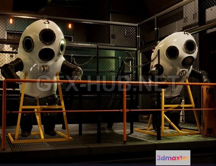 1182586 - PBR Game 3D Model - Atmospheric Diving Suit