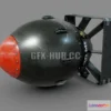 1182592 - PBR Game 3D Model - Atomic Bomb