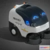 1182622 - PBR Game 3D Model - Autonomous Robot Sweeper