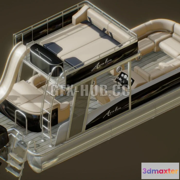 1182630 - PBR Game 3D Model - Avalon Catalina Funship