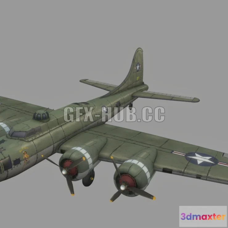 1182640 - PBR Game 3D Model - B17