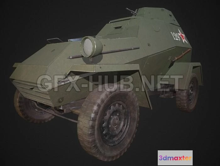 1182648 - PBR Game 3D Model - BA-64