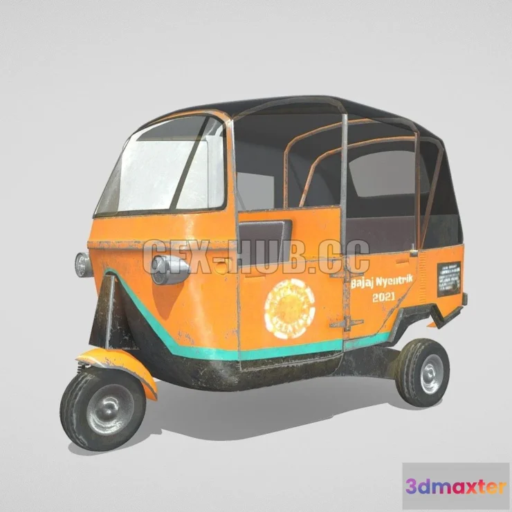 1182676 - PBR Game 3D Model - Bajaj nyentrik