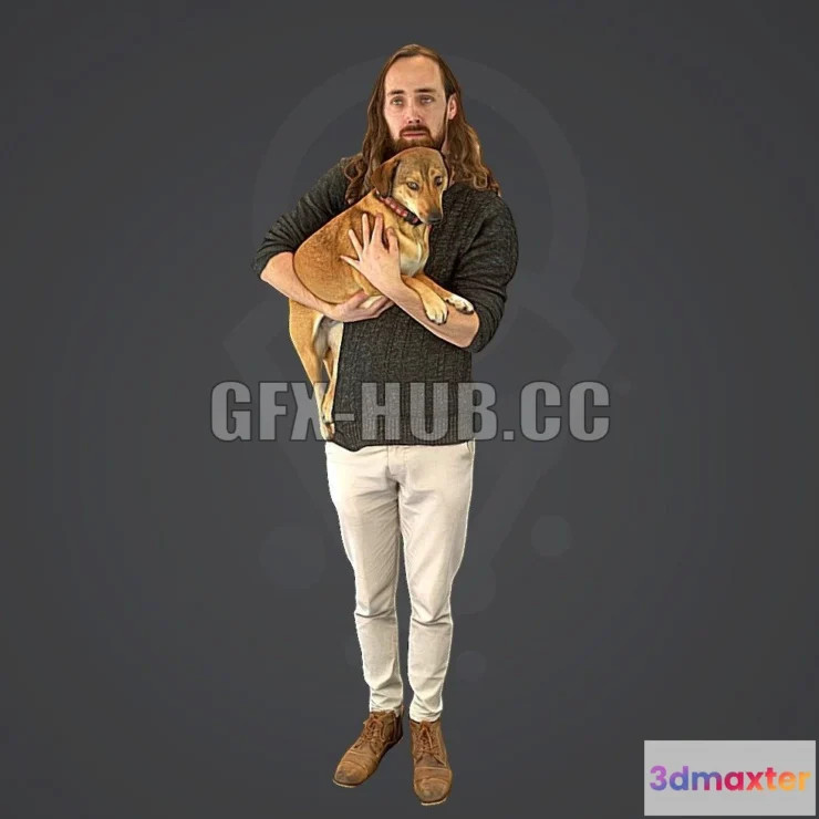 1182724 - PBR Game 3D Model - Barney & Helena