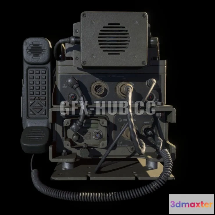 1182732 - PBR Game 3D Model - Barrett PRC-2082 Radiostation