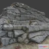 1182738 - PBR Game 3D Model - Basalt rock on beach