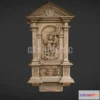 1182742 - PBR Game 3D Model - Bas-Relief Сhurch