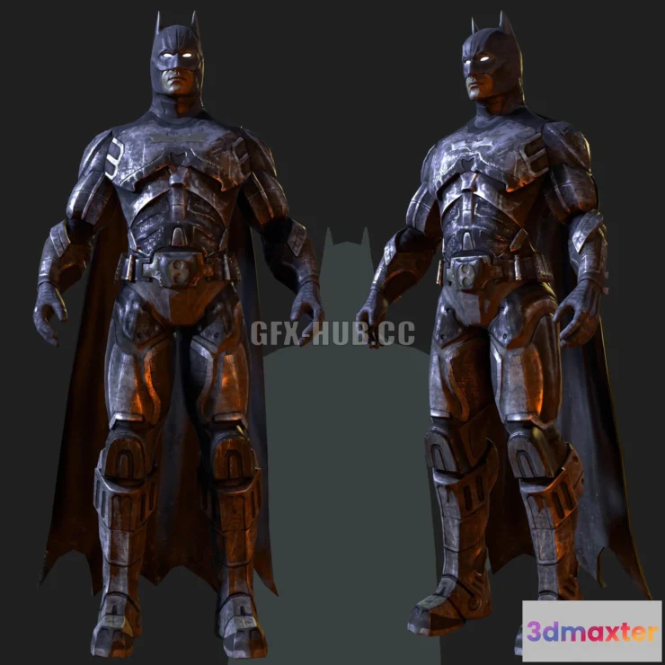 1182752 - PBR Game 3D Model - Batman