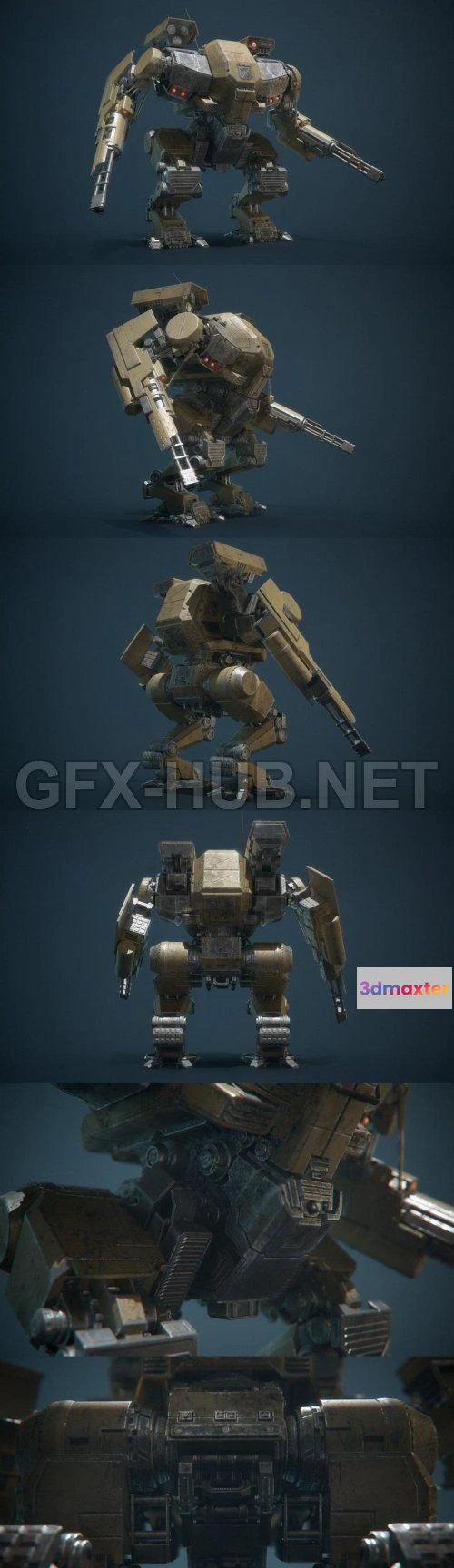 1182756 - PBR Game 3D Model - Battle Armor