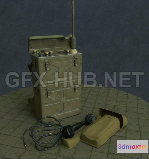 1182774 - PBR Game 3D Model - BC-1000 Radio