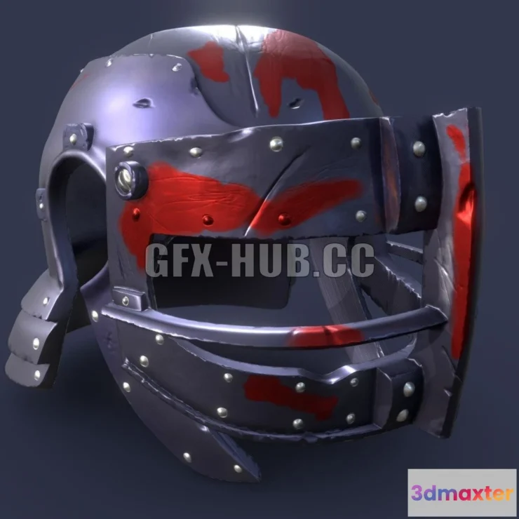 1182858 - PBR Game 3D Model - Berserk Guts Helmet
