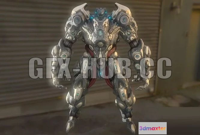 1182870 - PBR Game 3D Model - Big Boi Bot