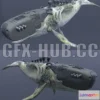 1182898 - PBR Game 3D Model - Biomechanical Whale