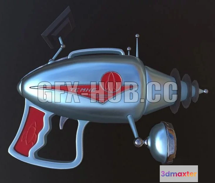 1182938 - PBR Game 3D Model - Blaster