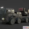 1182944 - PBR Game 3D Model - BLC55 rocket launcher