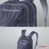 1182962 - PBR Game 3D Model - Blue Backpack