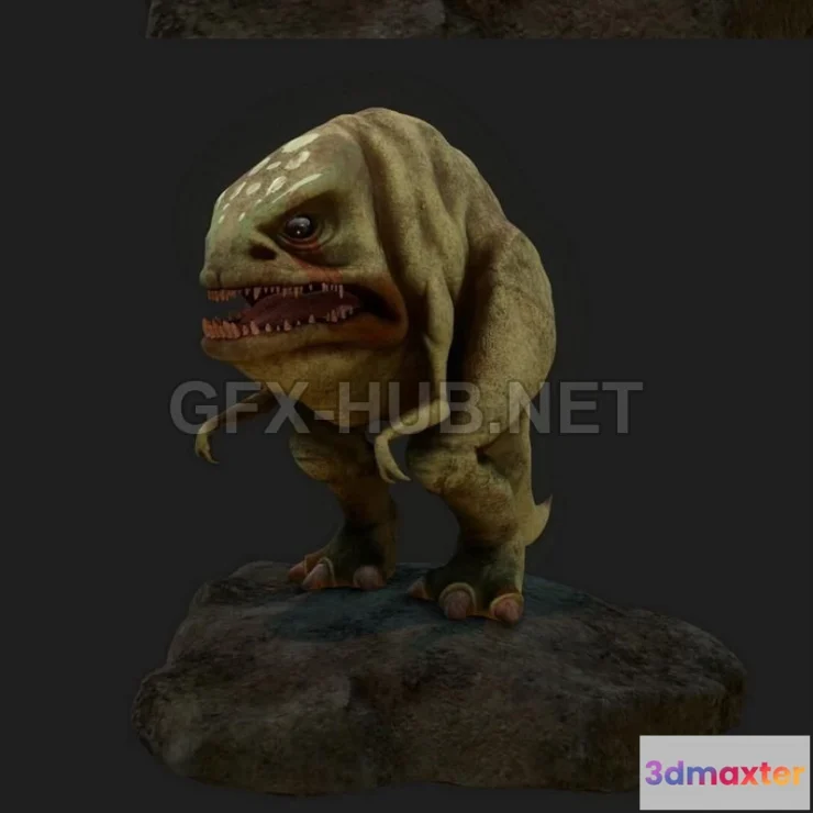 1182968 - PBR Game 3D Model - Blurrg from Star Wars