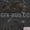 1182982 - PBR Game 3D Model - BMW S1000 RR Motorcycle
