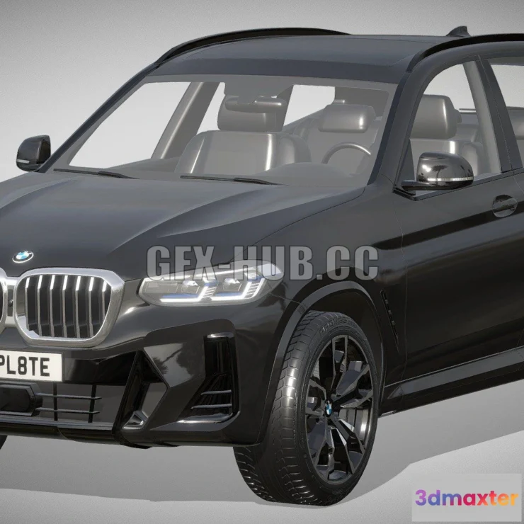 1182984 - PBR Game 3D Model - BMW X3 2022