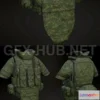 1182994 - PBR Game 3D Model - Body Armor