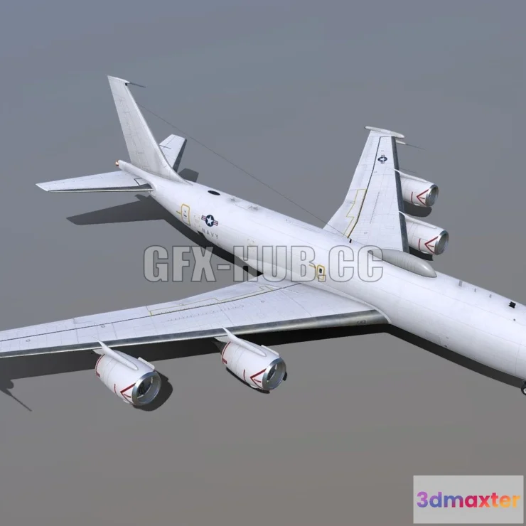 1183002 - PBR Game 3D Model - Boeing E-6 Mercury