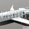 1183018 - PBR Game 3D Model - Bombardier Challenger 350
