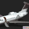 1183022 - PBR Game 3D Model - Bombardier Challenger 600