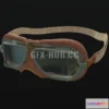 1183024 - PBR Game 3D Model - Bomber Pilot Goggles
