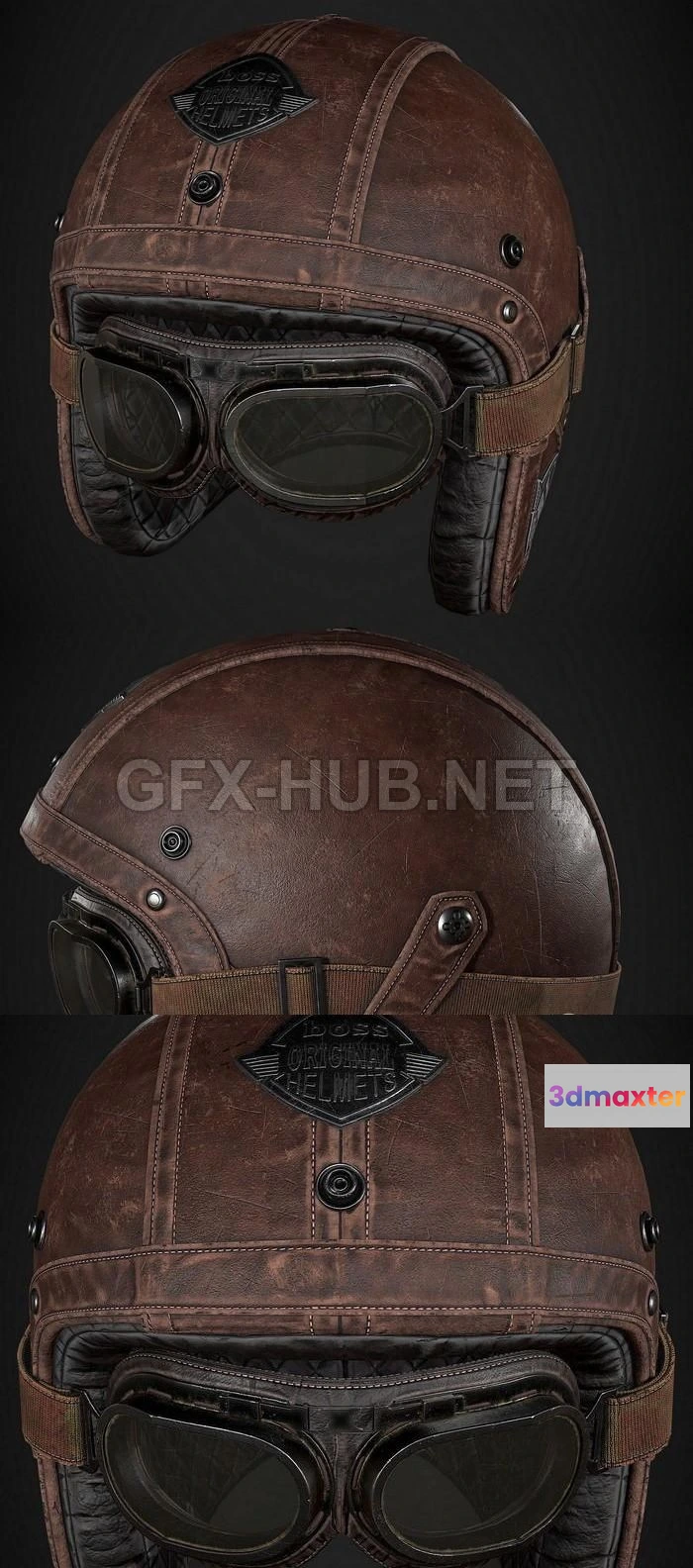 1183032 - PBR Game 3D Model - Boss Original Helmet