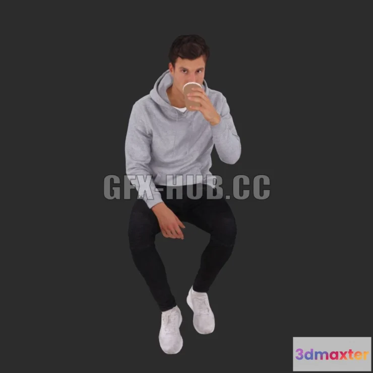 1183054 - PBR Game 3D Model - Brandon Posed