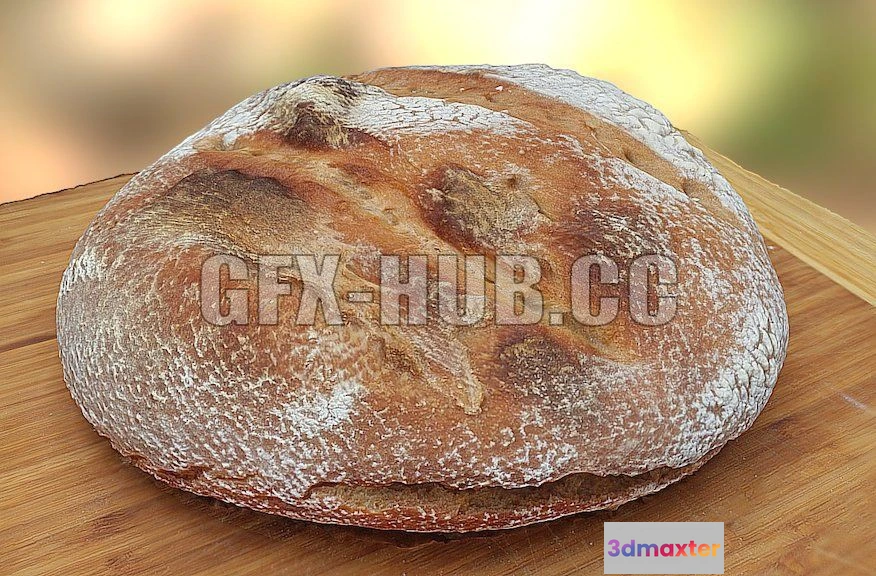 1183062 - PBR Game 3D Model - Bread