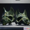 1183086 - PBR Game 3D Model - Bronze mask