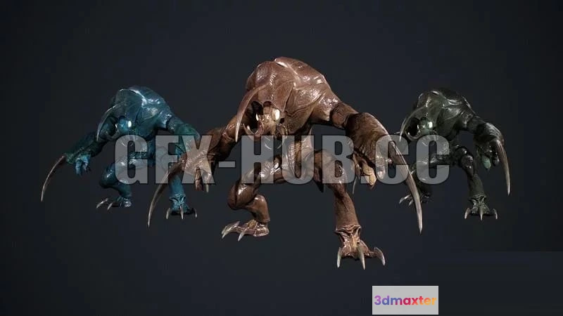 1183116 - PBR Game 3D Model - Bug Creature