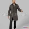 1183144 - PBR Game 3D Model - Business Man Walking