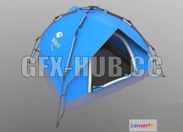 1183216 - PBR Game 3D Model - Camping tent