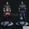 1183246 - PBR Game 3D Model - Captain America