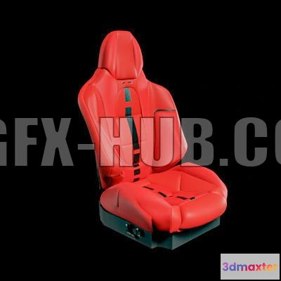 1183260 - PBR Game 3D Model - Car seat